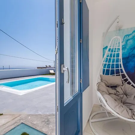 Beautiful Santorini 2 Bedroom Private Pool Magical Sea Views